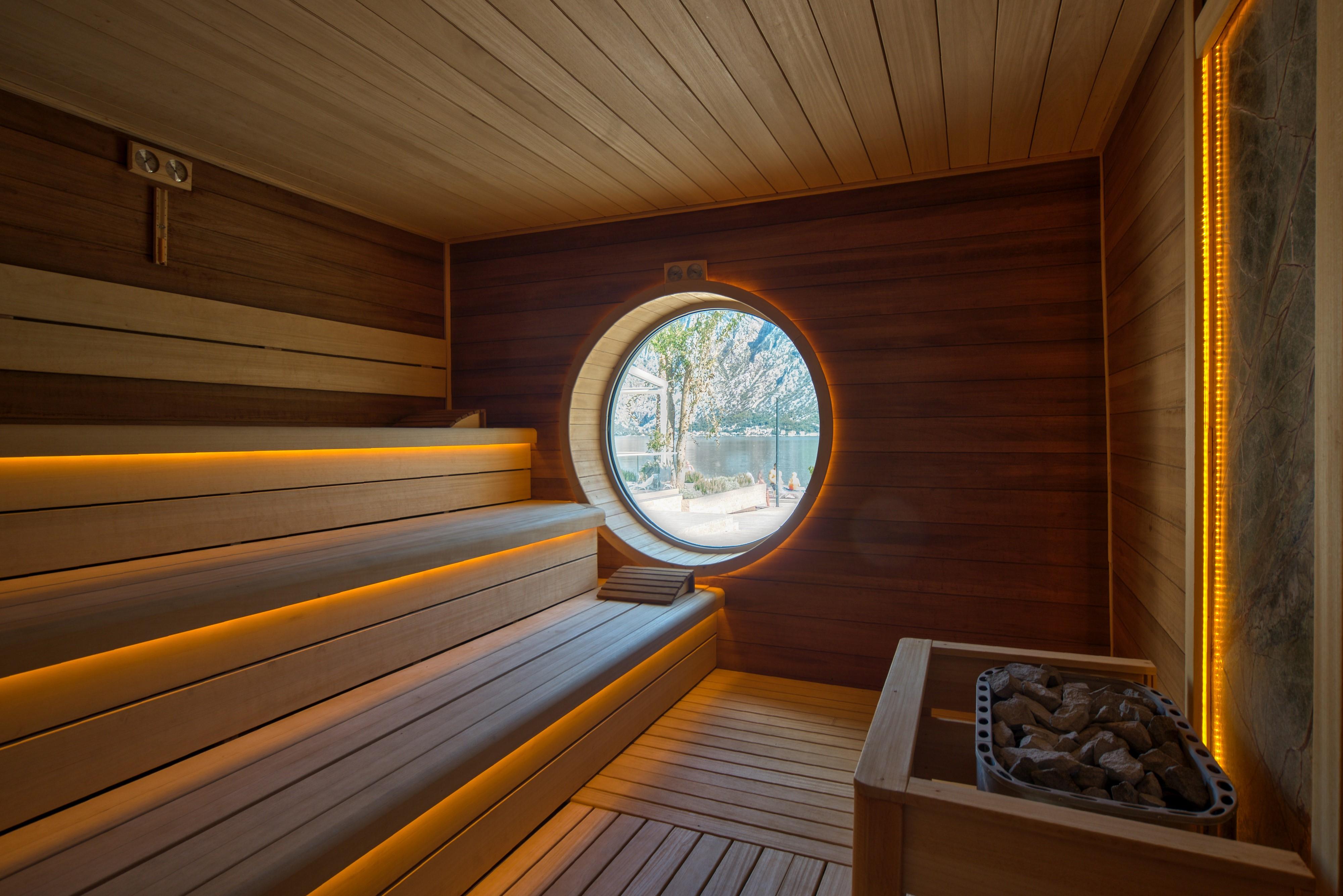Hyatt Regency Kotor Bay Resort (Adults Only) Zewnętrze zdjęcie Sauna
